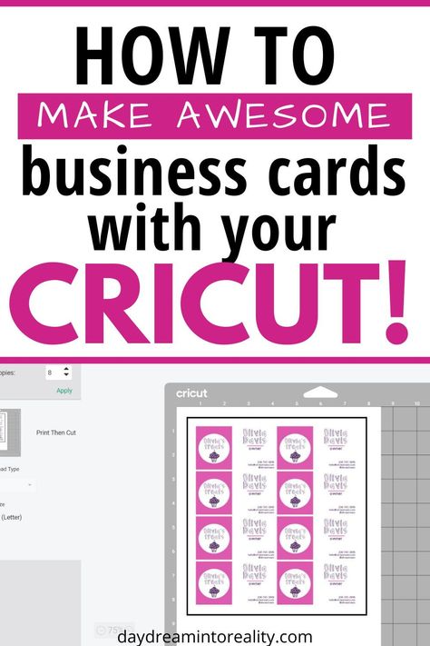 How To Print Your Own Business Cards, Business Card Cricut, Business Cards On Cricut, Cricut Buisness Cards, How To Make Your Own Business Cards, Diy Business Cards Cricut, How To Make Business Cards At Home, How To Make Business Cards With Cricut, Business Cards Cricut