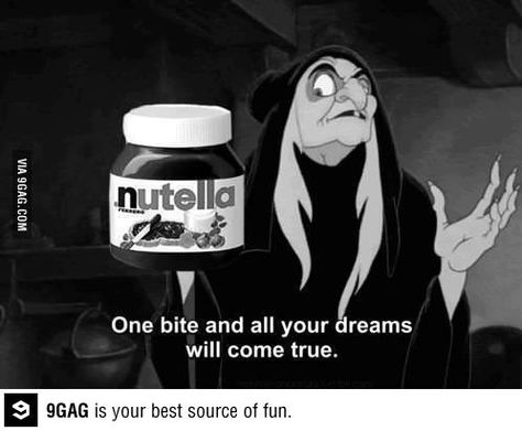 Yes. Yes it will. Nutella Quotes, Disney Jokes, Can't Stop Laughing, Om Nom, Bones Funny, Nutella, I Laughed, We Heart It, Dreaming Of You