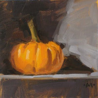 Pumpkin Paintings, Steel Life, Marine Paint, Fruits Drawing, Still Life Oil Painting, Daily Painting, Painting Still Life, Daily Paintworks, Awesome Art