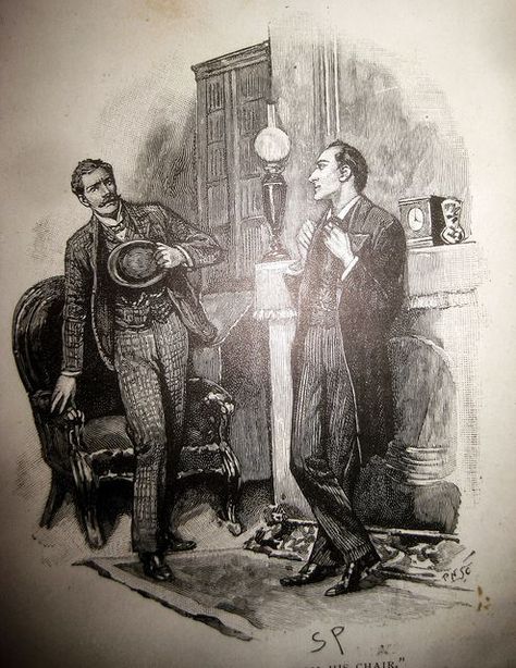 Sherlock Holmes and John Watson - Sidney Paget Book Illustration 6261 by Brechtbug #SherlockHolmes #book #booklover #bookillustration #illustration #artwork Sherlock Holmes Illustration, Sherlock Holmes And John Watson, Sidney Paget, Sherlock Illustration, Sherlock Books, Original Sherlock Holmes, Sherlock Poster, Sherlock Holmes Book, Sherlock Art