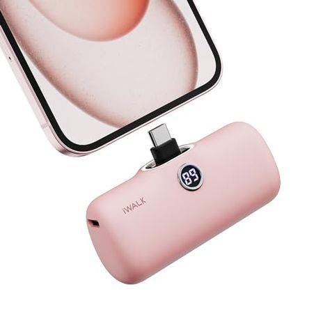 Power Bank Aesthetic, Samsung Pink, Andriod Phone, Granddaughter Aesthetic, Girly Christmas Gifts, Summer Wishlist, Apple Iphone Accessories, Portable Phone Charger, Airpods Apple