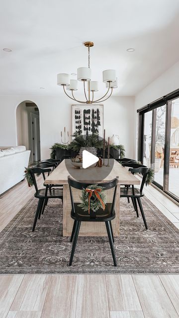 276K views · 18K likes | Jen Alvarez • Home Decor on Instagram: "High sell out risk ✨ comment “WREATH” to get the link to shop this post straight to your DM’s! 
 
These mini wreaths sell out so fast every year! Here is how I add them to my dining chairs for Christmas: 
 
+ for chairs with a back panel like these, I use small, clear, no damage command hooks 
+ for my spindle chairs I used to tie them to the back with ribbon! 
 
link in bio on my @shop.Itk to check out a roundup of mini wreaths that are in stock now https://liketk.it/4llae 
 
Found this helpful? Share with your friends or save for later 🤍🤍🤍 
 
#Itkholiday #Itkhome #Itkunder50 #diychristmasdecor #holidaydecor #homedecoration #christmasdecor #neutralchristmas #mybhghome #modernorganic #targetstylehome #studiomcgeetarget #am Dining Room Chair Christmas Decoration, Spindle Chairs, Spindle Chair, Studio Mcgee Target, Neutral Christmas Decor, Command Hooks, Mini Wreaths, Target Style, Save For Later