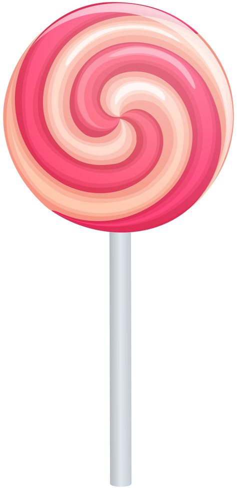 Lollipop Clipart, Candy Toppers, Swirl Lollipop, Candy Clipart, Office Candy, Swirl Lollipops, Lollipop Candy, Free Candy, Pink Swirls