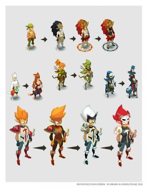 Wakfu Manga, Fantasy Races, 2d Character, Concept Art Character, Game Character Design, Conceptual Design, Art Model, Game Character, Cartoon Art