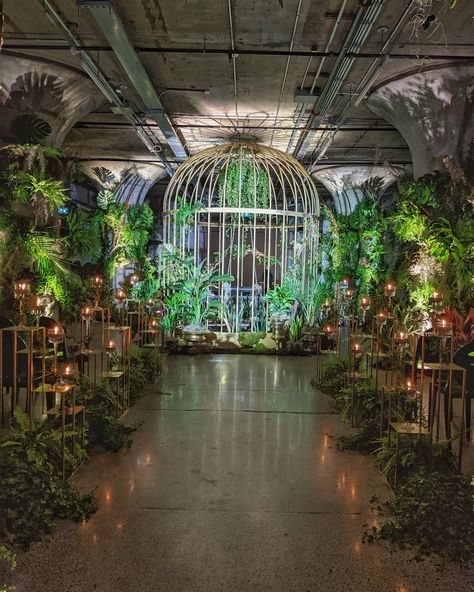 Disco Safari Party, Elegant Jungle Disco Wedding, Gaggan Restaurant, Jungle Theme Wedding, Jungle Wedding Theme, Disco Jungle, Deb Ball, Industrial Museum, Rebecca Chan