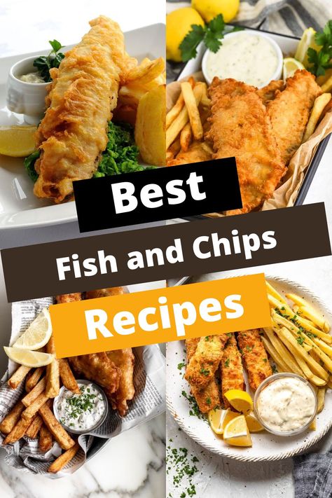 TOP 17 FISH AND CHIPS RECIPES FOR CRISPINESS Cod Fish And Chips Recipe, Fish & Chips, Best Fish And Chips Recipe, English Fish And Chips, Homemade Fish And Chips, Fish And Chips Recipe, Hawaii Fish, British Fish And Chips, Oven Fried Fish