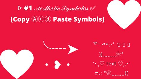 Heart Symbol Copy And Paste, Aesthetic Symbols Copy And Paste, Copy And Paste Symbols, Fancy Number Fonts, Text Emoticons, Symbols Copy And Paste, Symbols Text, Fancy Fonts Alphabet, Fonts Copy And Paste