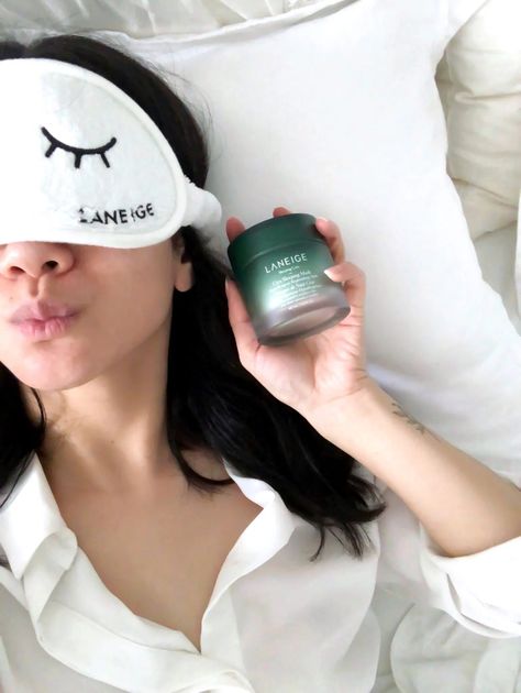 Laneige Cica Sleeping Mask Review - The Little Loft Laneige Cica Sleeping Mask, Cica Sleeping Mask, Laneige Skincare, Nighttime Skincare, Cleanse Me, Lack Of Sleep, Sleeping Mask, Sleep Mask, Skin Care Regimen