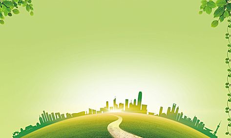 Green earth city poster background Earth Background Powerpoint, Education Background Landscape, Environment Background Powerpoint, Green Aesthetic Background Landscape, Green Background Landscape, Poster About Nature, Nature Background Hd, Environmental Background, Background Images Green