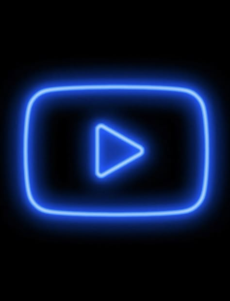 Neon Youtube Icons, Neon Blue App Icons, Music Note Logo, Facebook Cover Photos Hd, Icona Ios, Youtube Icon, Black And Blue Wallpaper, Blue App Icons, App Store Icon