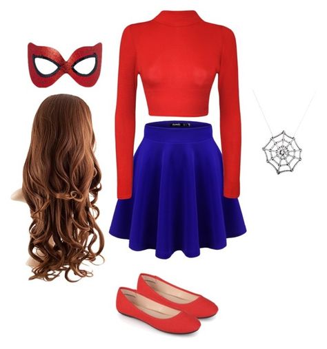 "spider girl costume" by katlove280 ❤ liked on Polyvore featuring WearAll and Journee Collection Halloween Costume Spider, Spider Girl Costume, Costume Spider, Spiderman Costume, Holloween Costume, Diy Kostüm, Costumes For Teens, Spider Girl, Halloween Costumes For Teens