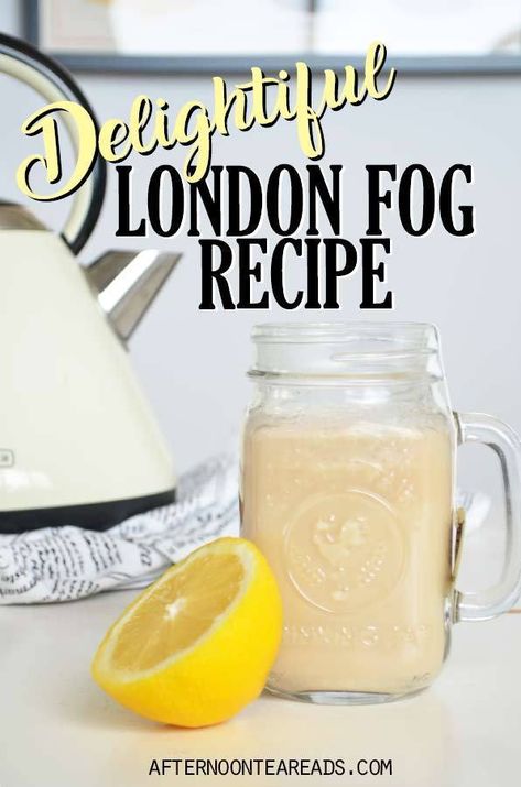 Earl Grey tea, but every now and then I like to treat myself to a London Fog. But most coffee shops make them so sweet that I can’t really enjoy them. So I decided to venture out and make my own London Fog recipe that worked for me, and maybe it’ll work for you too! #londonfogrecipe #earlgreytea #tealatte #hotdrink London Fog Recipe, London Fog Tea Latte, Earl Grey Latte, London Fog Tea, Cold Drinks Recipes, Scottish Breakfast, Tea Latte Recipe, Iced Mocha, Tea Reading