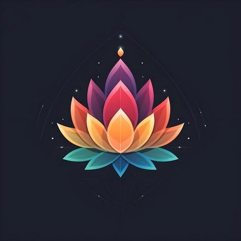 Photo minimalist vector illustration of ... | Premium Photo #Freepik #photo Yoga Minimalist Art, Lotus Vector Design, Lotus Flower Art Design, Rangoli Drawing, Lotus Illustration, Lotus Vector, Healing Aura, Meditation Photos, Colors Illustration