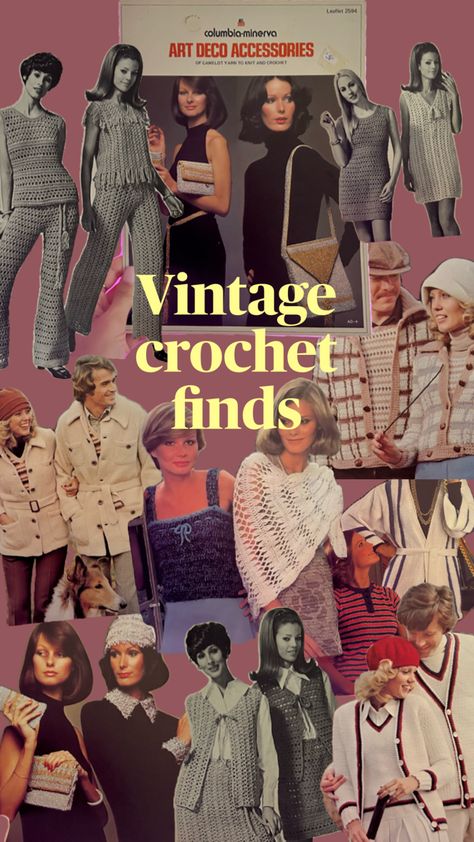 I got soo lucky, the antique shop I went to had so many vintage crochet magazines from the 70s with patterns inside 🕺 #crochet #vintage #vintagecrochet #70s #crocheter #vintagepattern #thriftfinds #antiquestorefinds

70s crochet inspo, 70s crochet mood board, 70s mood board, vintage crochet, antique crochet, crochet patterns, vintage crochet patterns, vintage crochet mood board, vintage crochet inspo, vintage crochet inspiration, antique finds, thrift magazines, crochet magazines, antique store finds, crochet addict, crocheter, crocheting, crochet finds, crochet books, crochet antiques 70s Mood Board, 70s Crochet, Antique Crochet, Art Deco Accessories, Magazine Photos, Vintage Crochet Patterns, Antique Finds, Crochet Vintage, Crochet Inspo