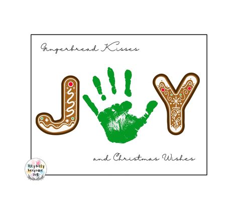 DIY Printable JOY Handprint Craft Template Digital Print-it-out template Craft Perfect Activity for: -Teachers/Homeschooling -Parents -Daycares -Friends and Families ***Adorable artwork / craft. -Instant Download PDF File Available -Printable Craft ***Just paint and add kids handprints to make it a memorable craft : Keepsake #handprintart #footprintart #homeschooling #handandfootprint #teachercrafts #toddleractivity #diycrafts #preschoolcrafts #wintercrafts #joytotheworld #gingerbreadart Winter Handprint Art, Christmas Crafts Preschool, Toddler Christmas Crafts, Winter Handprint, Preschool Artwork, Handprint Template, Handprint Printable, Junior Kindergarten, Baby Art Crafts