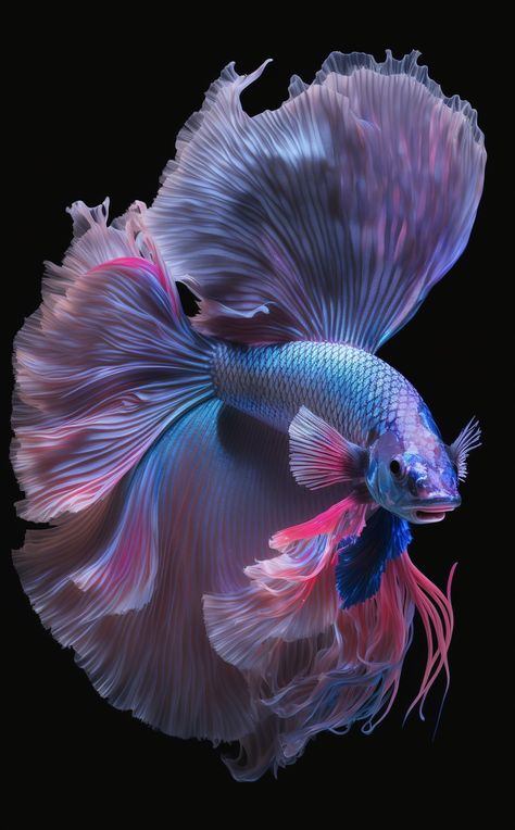 Betta Fish Tattoo, School Signage, Creative Home Office, Betta Fish Types, Cr7 Wallpapers, Pretty Fish, Beta Fish, Underwater Animals, Beautiful Sea Creatures