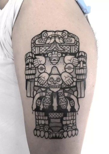 Quetzalcoatl Tattoo, Crocodile Tattoo, Aztec Warrior Tattoo, Tattoos And Their Meanings, Mayan Tattoos, Aztec Tattoos, Serpent Tattoo, Aztec Tattoo Designs, Sick Tattoo