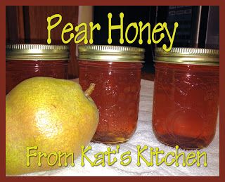 Peeling Pears For Canning, Pear Peel Jelly, Pear Honey Recipe, Pear Honey, Canning Pears, Flavored Butters, Canning Jam Recipes, Pear Butter, Canned Pears