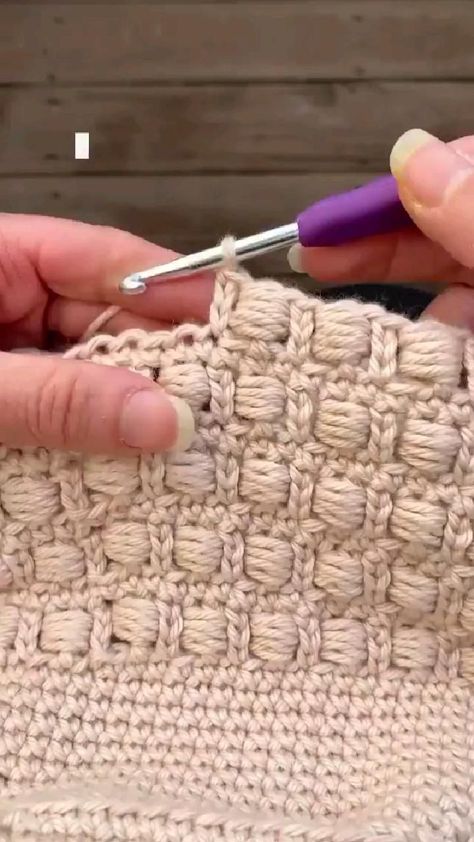 Pin on Idea Pins by you Háčkované Lemy, Bead Stitch, Crochet Stitches For Blankets, Crochet Stitches Free, Easy Crochet Stitches, Crochet Stitches Video, Crochet Handbags Patterns, Crochet Stitches For Beginners, Bead Stitching