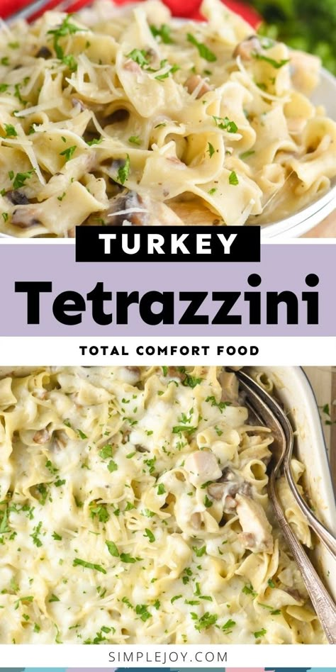 Cheesy Turkey Noodle Casserole, Rice And Turkey Casserole, Ground Turkey Tetrazzini Recipe, Turkey And Noodle Casserole, Turkey Fettuccine Alfredo, Crockpot Turkey Casserole Recipes, Turkey And Pasta Casserole, Crockpot Turkey Tetrazzini Recipe, Turkey Alfredo Casserole