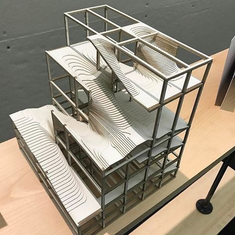 10K 個讚，31 則留言 - Instagram 上的 @next_top_architects：「 #next_top_architects * GSD thesis model by David Hamm, “On Going” @dbhamm 📷: @ehoweler * snapchat… 」 Ramps Architecture, Architecture Student Portfolio, Portfolio D'architecture, Presentation Techniques, Lookout Tower, Landscape Model, Parametric Architecture, Arch Model, Architecture Design Sketch