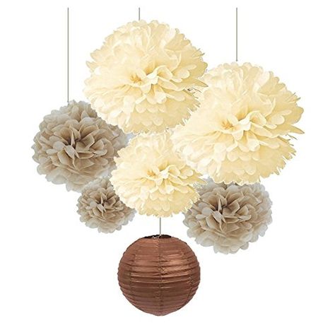 Crème Brun Pompon Papier de Soie Marron Lanterne pour Déc... https://www.amazon.fr/dp/B01LYL2A2V/ref=cm_sw_r_pi_dp_U_x_lOlTAb0A3765D Wedding Pom Poms, Paper Lanterns Party, Rehearsal Dinner Decorations, Paper Pom Pom, Deco Champetre, Tissue Paper Pom Poms, Paper Pom Poms, Wedding Lanterns, Dinner Decoration