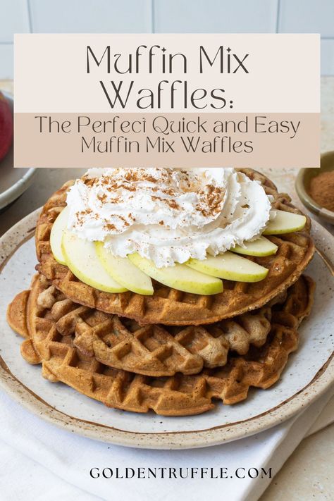 The Perfect Quick and Easy Muffin Mix Waffles Brunch Party Food Buffet Tables, Muffin Mix Waffles, Brunch Setup, Oatmeal Muffin, Easy Breakfast Brunch, Healthy Brunch Recipes, Breakfast Bread Recipes, Easy Brunch Recipes, Bisquick Recipes