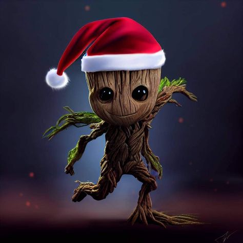 I Am Groot, Baby Groot, All Holidays, Guardians Of The Galaxy, Cute Art, Funny Animals, Holidays, Funny, Animals