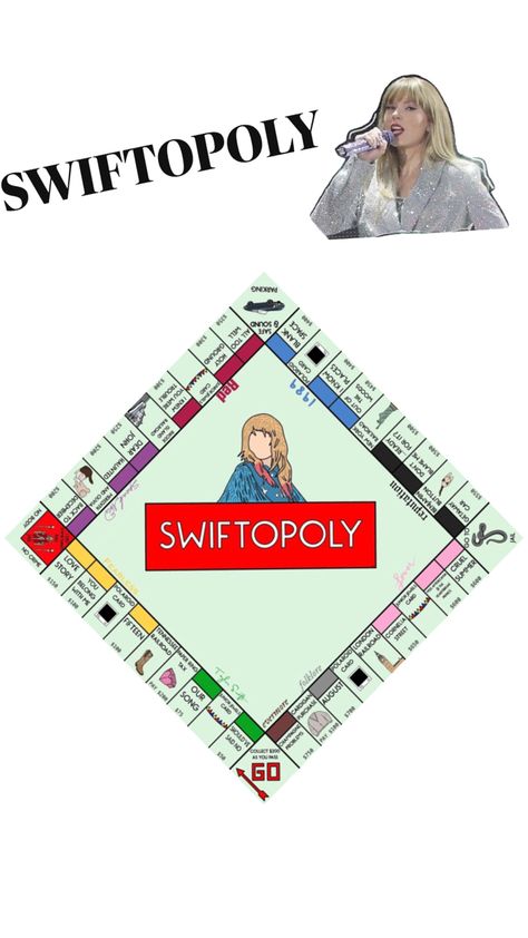 Why can’t this be a real board game that u can buy U Can, Monopoly, Taylor Swift, Swift