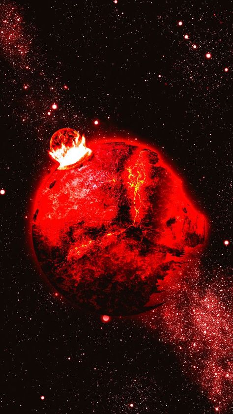 Red Planet Aesthetic, Planet Explosion, Reality Stone, Explosion Art, Space Collage, Red Mars, Red Energy, Red Space, Star Tattoo