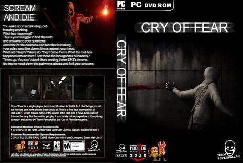 Cry Of Fear Poster, Fear Game, Fear 3, Game Of Survival, Cry Of Fear, Silly Girls, Silent Hill, Sharp Objects, Old Games