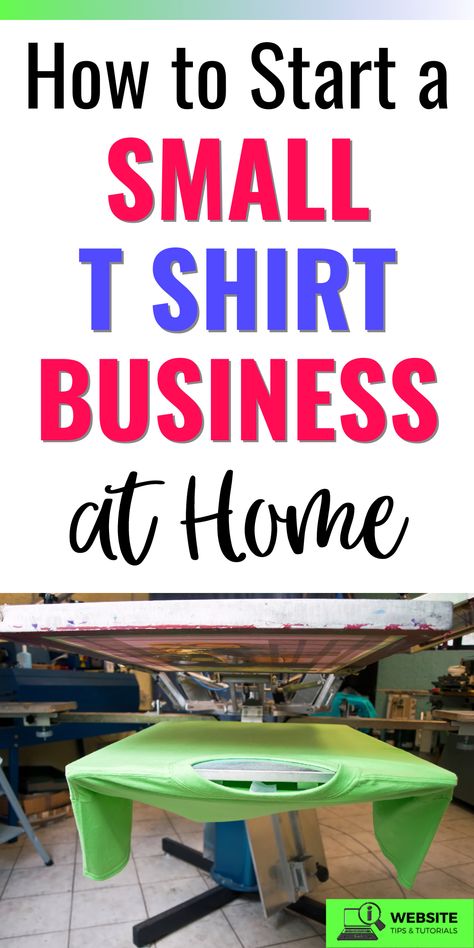 Starting A Small Business Ideas, How To Start Tshirt Business, Printing Business From Home, Start Tshirt Business, Small Shirt Business, How To T Shirt Printing, How To Start A Shirt Printing Business, How To Start T Shirt Business, How To Start A Printing Business