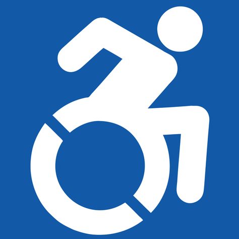 Muchbetter! The Accessible Icon, A More Active Version of the Wheelchair Symbol - clericmark21@gmail.com - Gmail Parking Sign, Times New Roman, Parking Signs, Business Innovation, Symbol Logo, Festival Lights, Street Signs, Special Needs, Wheelchair