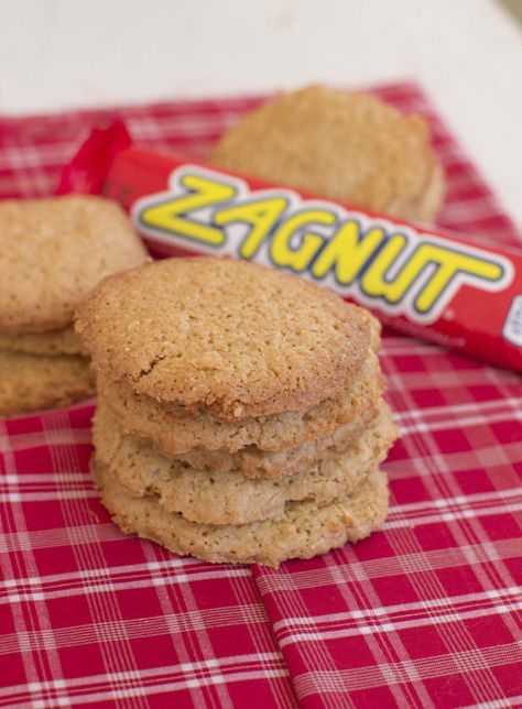 Zagnut candy bars are like a crumbly, coconutty Butterfinger, minus the chocolate. These cookies play off that crisp coconut texture, combining both coconut flour (often found with the gluten-free products) Zagnut Candy Recipe, Candy Bar Recipe, Nut Recipes, Holiday Cookie, Candy Bars, How To Make Cookies, Coconut Flour, Holiday Cookies, Candy Recipes