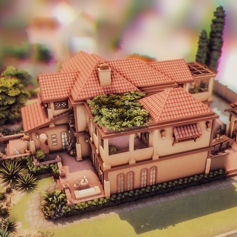 This finca is the perfect home for the easy and lively life of your Tartosa Sims. It is built exclusively with the BaseGame and the Desert Lux Kit and gives you a little bit of the feeling of being on vacation in the south #thesims4builds #thesims4homes #showusyourbuilds #sccregram #somesimlishbuild #simstagram #thesims #sims #thesims4 #ts #ts4 #thesims4house #simsbuild #thesims4home #simshouse #sims4basegame #sims4basegameonly #sims4windenburg #sims4basegamebuild #sims4nocc #instagood Sims 4 Italian House, Italian House, Sims 4 Challenges, Sims 4 Cc Shoes, Desert Vibes, Sims Building, Desert Homes, Spanish House, Sims 4 Houses