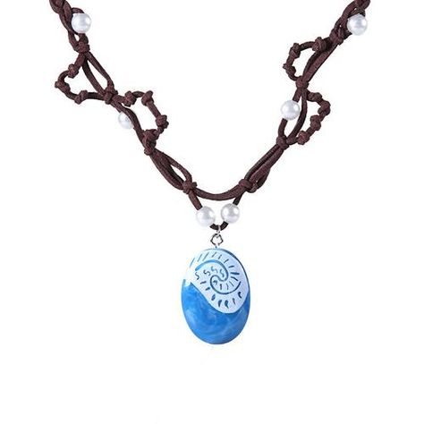 Accessories – Enchanted Bikinis Moana Halloween Costume, Moana Cosplay, Moana Necklace, Princess Moana, Color Resin, Ocean Necklace, Halloween Costume Accessories, Blue Pendant, Pearl Choker Necklace