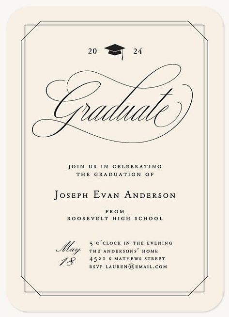 Scripted Traditions | Graduation Cards Invitations For Graduation, Free Printable Graduation Invitations Templates, Save The Date Ideas Graduation, Graduation Party Male, Grad Cards Ideas, School Invitation Card Design, Graduation Invitation Ideas Templates, Grad Announcements College, Senior Events Ideas