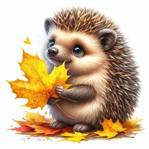 Hedgehog Illustration, Emoji Pictures, Calming Atmosphere, Hedgehog Art, Cute Hedgehog, Inspire Creativity, Kids Room Wall Art, Animal Sketches, Winter Pictures