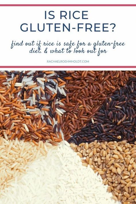 Is rice gluten free? If you're following a gluten-free diet, you may be wondering if rice is gluten-free. Find out if rice is gluten-free and other rice products. What Is Gluten Intolerance, Gluten Free Sushi, Rice Cake Snacks, Types Of Rice, What Is Gluten Free, Gluten Allergy, Popular Side Dishes, Dairy Free Dinner, Going Gluten Free