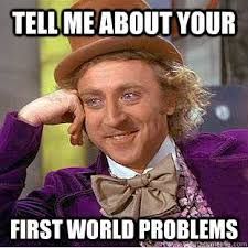 First World Problems: A Return Emdr Quotes, Willie Wonka, First World Problems, Teacher Memes, Flirt Tips, World Problems, Birthday Meme, Flirting Memes, Flirting Humor