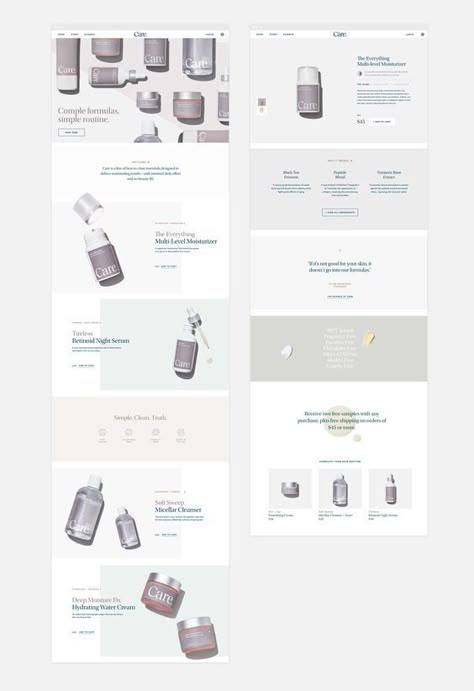 Desain Ux, Cosmetic Web, Catalog Design Layout, 보고서 디자인, 포트폴리오 레이아웃, Ecommerce Web Design, Social Design, Shopify Website Design, Ppt Design