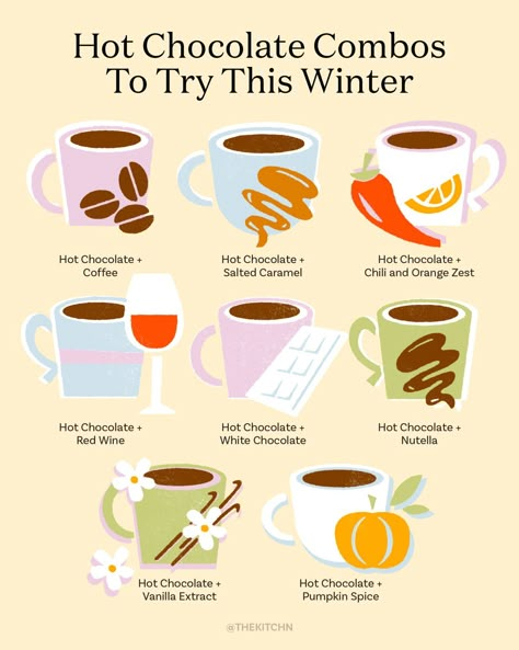 Whiskey Hot Chocolate, Red Wine Hot Chocolate, Wine Hot Chocolate, Cold Weather Drinks, Boozy Hot Chocolate, Hot Winter Drinks, Nutella Hot Chocolate, The Best Hot Chocolate, Homemade Recipe Books