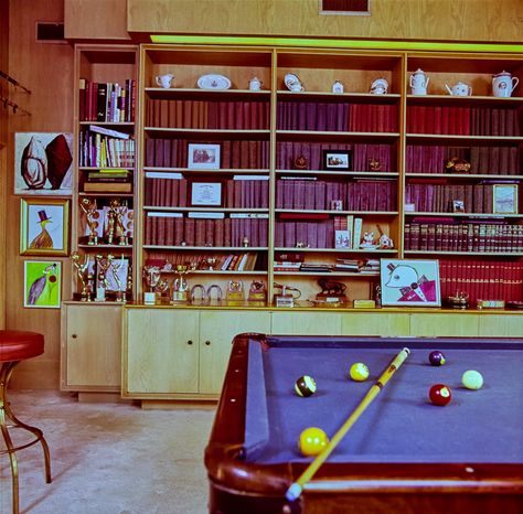 26 Glorious Game Room Ideas From the AD Archive | Architectural Digest Home Bowling Alley, Card Table And Chairs, Clements Design, Game Room Ideas, Rome Apartment, Wisconsin Camping, Lake Tahoe Vacation, Game Rooms, Fred Astaire