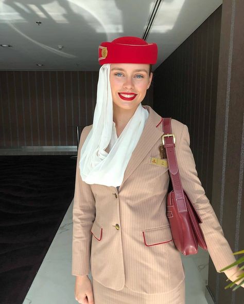 Cabin Crew Jobs, Emirates Cabin Crew, Flight Attendant Fashion, Bmw Girl, Flight Attendant Uniform, Jump Seats, Emirates Airline, Flight Attendant Life, Disney Princess Quotes