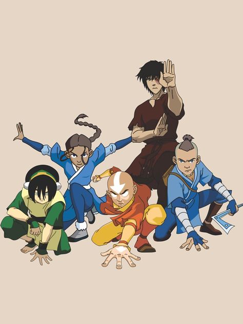 Avatar Legend Of Aang, Avatar Funny, Avatar Fan Art, Team Avatar, Avatar Characters, Avatar Airbender, Friends Tshirt, Cartoon Crossovers, Legend Of Korra