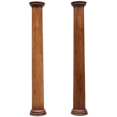 Wooden Pillars, Wooden Columns, Wood Columns, Fluted Columns, Modern Screens, Pillar Design, Marble Columns, Stone Columns, Column Design