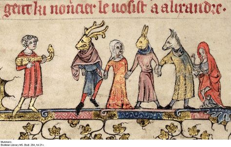 Medieval drama and mystery plays Medieval Theatre, Medieval Painting, Medieval Artwork, Wicker Man, Medieval Life, Medieval Manuscript, Animal Masks, Medieval History, Medieval Art