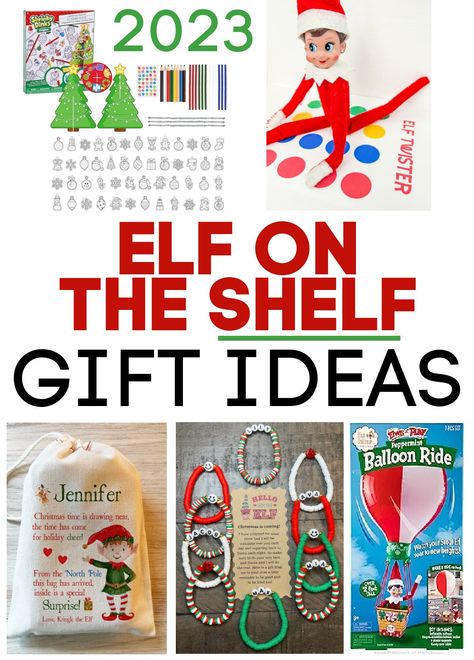 Over 25 Elf on the Shelf Arrival Gift Ideas - let your elf bring a special present for their first day. All the items on the list are either free or under $20! Elf Bringing Gifts, Small Gifts From Elf On The Shelf, Elf On The Shelf Gives A Gift, Goodbye Gift From Elf On The Shelf, Elf On The Shelf Ideas Bringing Gifts, Elf On The Shelf Presents Gift Ideas, Elf Brings Gifts, Elf Gifts For Kids, Elf On Shelf First Day