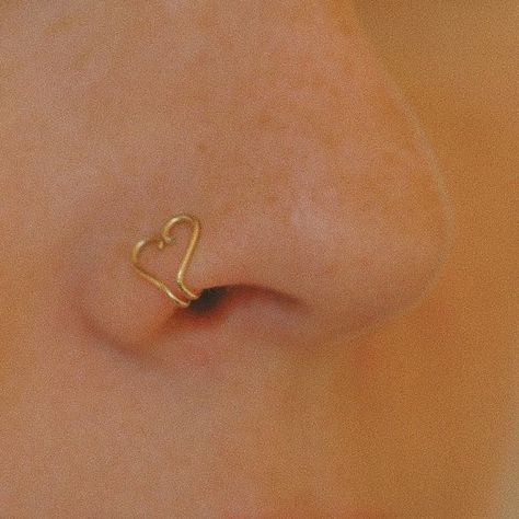 Aesthetic Nose Ring, Diy Nose Rings, Nose Piercing Ideas, Orr Piercing, Cute Nose Rings, قلادات متدلية, Diy Wire Jewelry Rings, Nose Ring Jewelry, Fake Nose Rings