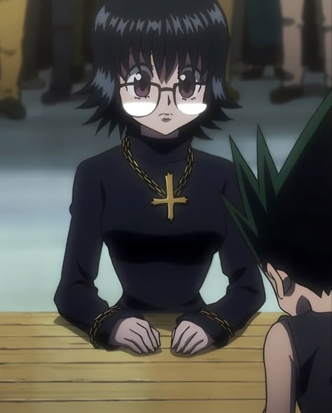 Shizuku Haircut, Shizuku Costume, Shizuku Icons, Hunter X Hunter Aesthetic, Shizuku Hxh, Hunter X Hunter Shizuku, Shizuku Murasaki, Hunter Aesthetic, Goth Anime